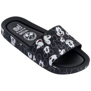 NEW Mel by Melissa Dreamed Mickey Mouse Slide Sandals